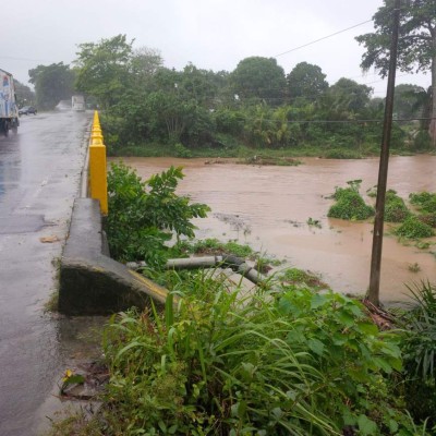 Lluvias dejan varios damnificados en Tela y Trujillo