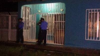 En esta casa, ubicada en la colonia Venecia, de Choluteca, se perpetró el tiroteo.