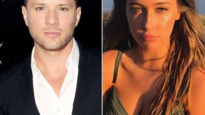 El actor Ryan Phillippe y la modelo Elsie Hewitt.