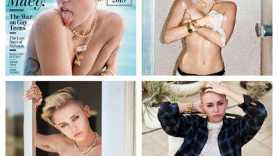 Imágenes de Miley para la revista