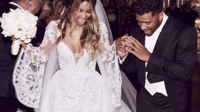 Ciara se casó con Russell Wilson.