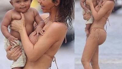 Puede que Kim Kardashian se encuentre tomándose un descanso de las redes sociales, pero eso no significa que iba a dejar pasar desapercibido el primer cumpleaños de Saint West.