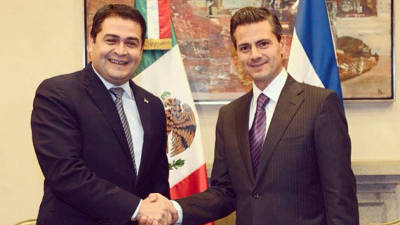 El presidente Juan Orlando Hernández ya visitó a Peña Nieto en México.