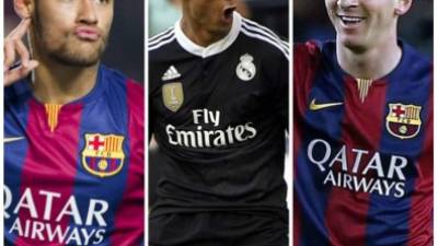 Neymar, Cristiano Ronaldo y Lionel Messi se disputarán el galardón a Mejor Gol de la temporada 2014-15.