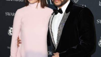 Selena Gómez y The Weeknd en una foto de archivo. Foto: AFP.