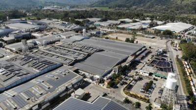 Expansión. Choloma es un municipio de mucha industria. Foto/drone: Melvin Cubas.