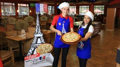 La deliciosa pizza francesa llega para conquistar el paladar de todos los clientes de Pizza Hut.