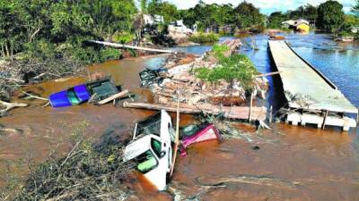 Las tormentas devastaron la zona norte del país.