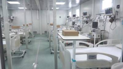 Según las autoridades el hospital móvil cuenta con 60 camas y con equipo y tecnología de primera.