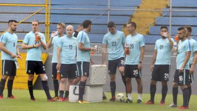 Australia ya ha entrenado en San Pedro Sula.