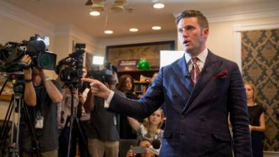 El controvertido supremacista blaco, Richard Spencer.