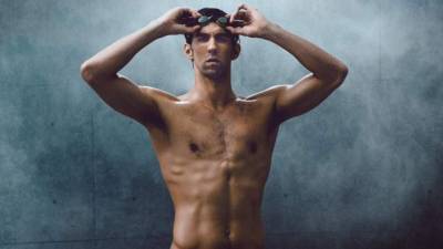 Michael Phelps de 29 años de edad.