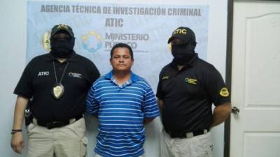 El detenido presentado por agentes de la Atic.