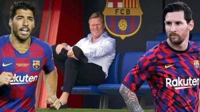 Ronald Koeman se pronunció sobre el enfado de Messi por la salida de su amigo Luis Suárez del Barcelona.