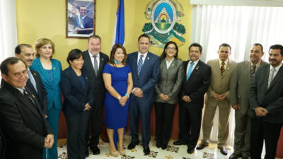 El pleno de la nueva Corporación Municipal de San Pedro Sula.