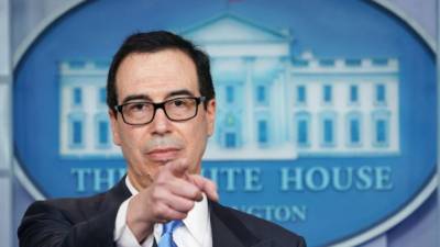 El secretario del Tesoro, Steven Mnuchin./AFP.