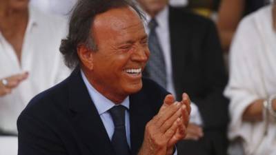 El cantante español Julio Iglesias.