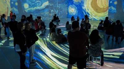 “El Sueño Inmersivo” de Van Gogh ue recorre el mundo, llegó a Tegucigalpa, del 26 de febrero al 12 de abril.