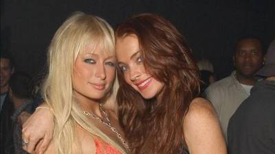 Paris Hilton y Lindsay Lohan en una foto de archivo.