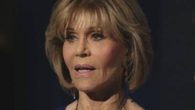 HOLLYWOOD, CALIFORNIA - FEBRUARY 09: Jane Fonda speaks onstage during the 92nd Annual Academy Awards at Dolby Theatre on February 09, 2020 in Hollywood, California. (Photo by Kevin Winter/Getty Images)