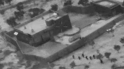 Soldados de élite del ejército de EEUU rodearon el complejo donde se ocultaba Bagdadi en Siria./AFP.