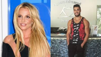 Britney Spears y el modelo Sam Ashghari.