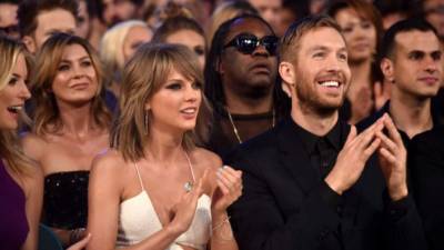 Calvin Harris y la cantante Taylor Swift