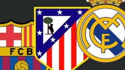 Barcelona, Real Madrid y Atlético de Madrid luchan por el liderato de la Liga española.