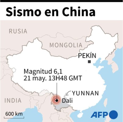 Un terremoto de magnitud 6,4 sacude el suroeste de China