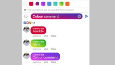 Facebook sigue llenando de color a su red social.