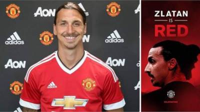 Zlatan Ibrahimovic usará la camiseta número 9 en el Manchester United.