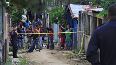 El cadáver de Wilmer Herrera quedó tirado en un pasaje de la colonia López Arellano.