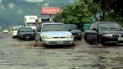 Las lluvias se presentarían mañana martes y miércoles en la mayor parte de Honduras.