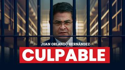 Juan Orlando Hernández fue declarado por los tres cargos que le acusó la Fiscalía de Estados Unidos.