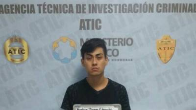 Bryan Eduardo Meléndez Lara de 23 años fue detenido cuando acompañaba a su hermano a reclamar el cadáver de la pequeña.