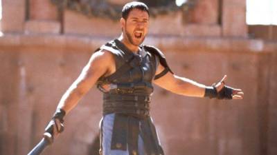 El Gladiador, estrenada en el 2000, le deparó el Óscar a mejor actor a Russell Crowe por su actuación como Máximo.