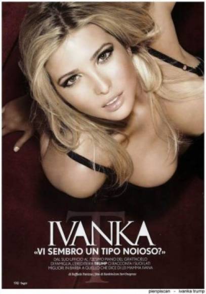 Ivanka Trump para Maxim Magazine.
