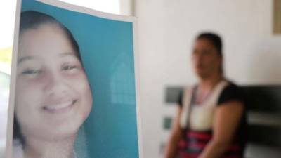 La niña Alejandra Rápalo cursa el quinto grado en la escuela Agustina Vidaurreta.