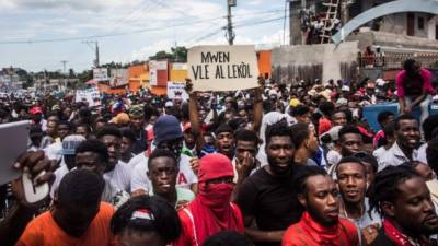Nuevas protestas en Haití contra el Gobierno de Jovenel Moïse.