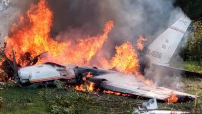 El avión bimotor liviano, operado por la empresa Aerotaxi Guaymaral, cayó cuando se dirigía desde Bogotá al municipio de Villagarzón.