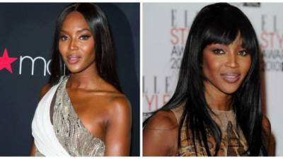 La supermodelo Naomi Campbell.