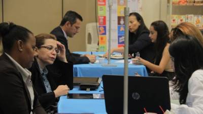 Representantes de empresas durante una rueda de negocios este año en la Cámara de Comercio. Foto: Cristina Santos.