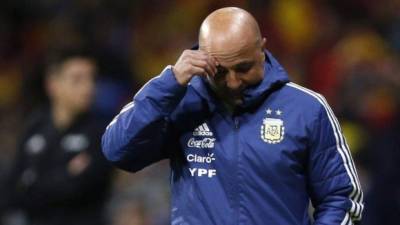 Jorge Sampaoli y Argentina se enfrentarán a Croacia, Islandia y Nigeria en la fase de grupos del Mundial. FOTO AFP.