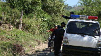 Los agentes se desplazaron por todo el sector de la López Arellano.