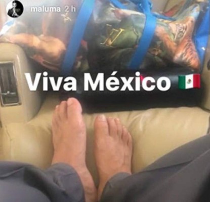 Maluma recibe críticas por sus pies