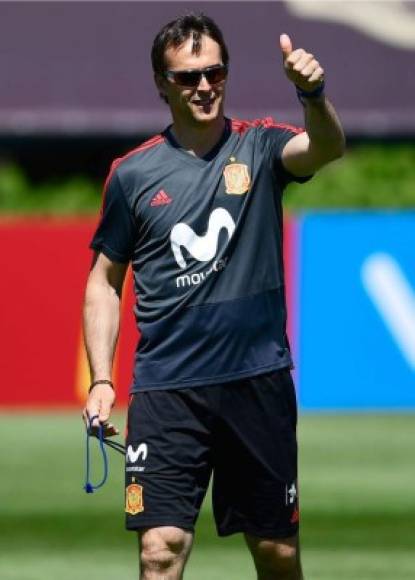 Julen Lopetegui, actual técnico de la Selección de España, ha sido anunciado como el nuevo entrenador del Real Madrid durante las próximas tres temporadas. Se hará cargo del club blanco después del Mundial de Rusia 2018. Foto AFP