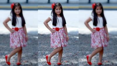 Lía Natalia ama el baile, es una de sus grandes pasiones. La niña estudió danza en el Centro Cultural Infantil, lo que le ayudó a perfeccionar esta habilidad. Foto: Amílcar Izaguirre.