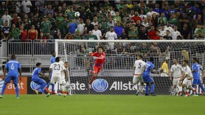 Ochoa durante el juego disputado en Houston.