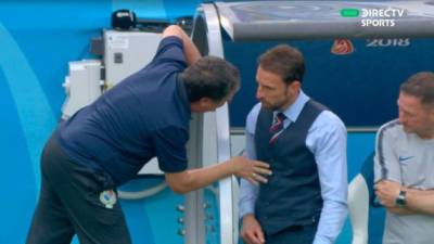 Bolillo Gómez cuando le pedía pieda al entrenador de Inglaterra, Gareth Southgate.