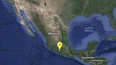 El epicentro del sismo se registró en Guerrero./Foto: Twitter.